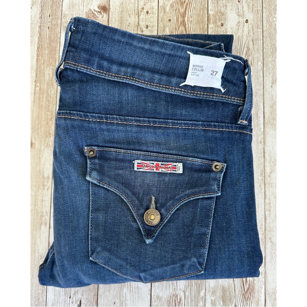 Hudson Collin Mid-Rise Skinny Jeans - Picture 3 of 12